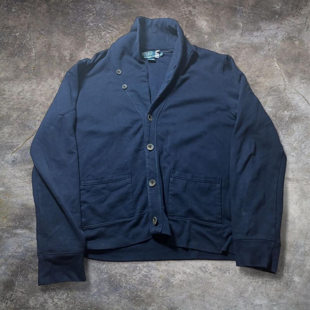 Polo-ralph-lauren Men's Navy and Blue Cardigan